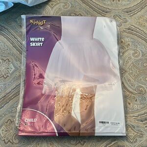 Kids White tutu skirt